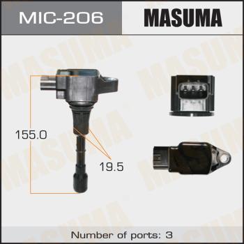MASUMA MIC-206 - Катушка зажигания avtokuzovplus.com.ua