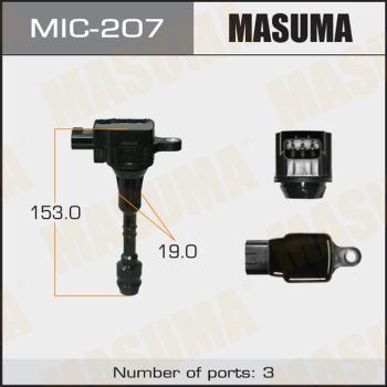 MASUMA MIC-207 - Котушка запалювання autocars.com.ua