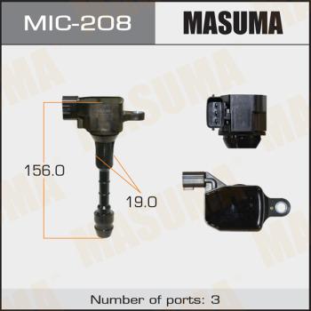 MASUMA MIC-208 - Котушка запалювання autocars.com.ua