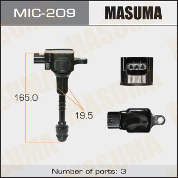 MASUMA MIC-209 - Катушка зажигания avtokuzovplus.com.ua