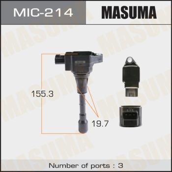 MASUMA MIC214 - Котушка запалювання autocars.com.ua