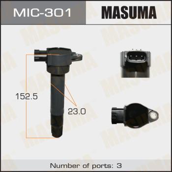 MASUMA MIC-301 - Котушка запалювання autocars.com.ua