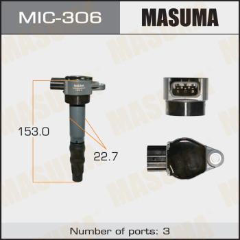 MASUMA MIC-306 - Котушка запалювання autocars.com.ua