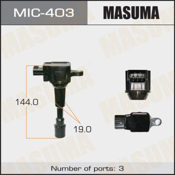 MASUMA MIC-403 - Котушка запалювання autocars.com.ua