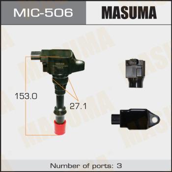 MASUMA MIC-506 - Котушка запалювання autocars.com.ua