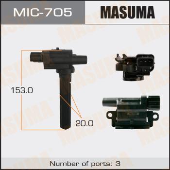 MASUMA MIC-705 - Котушка запалювання autocars.com.ua