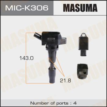 MASUMA MIC-K306 - Котушка запалювання autocars.com.ua