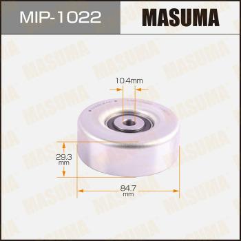 MASUMA MIP-1022 - Направляющий ролик, поликлиновый ремень avtokuzovplus.com.ua