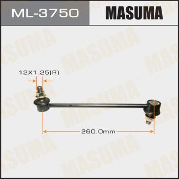 MASUMA ML3750 - Стойка стабилизатора переднего CV30.CR30.CR40#CU2# ML3750 MASUMA autocars.com.ua