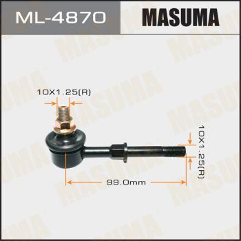 MASUMA ML-4870 - Стойка стабилизатора передн KIA OPIRUS GH 3.5 03-08. KIA MAGENTIS. HYUNDAI SONATA IV 98-04 ML4870 MASUMA autocars.com.ua