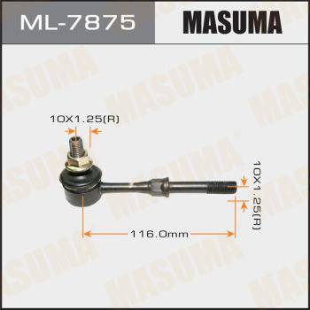 MASUMA ML-7875 - Тяга / стійка, стабілізатор autocars.com.ua