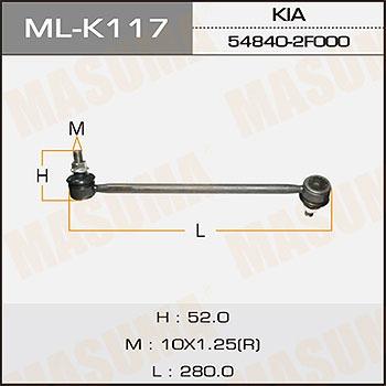 MASUMA ML-K117R - Тяга / стойка, стабилизатор avtokuzovplus.com.ua