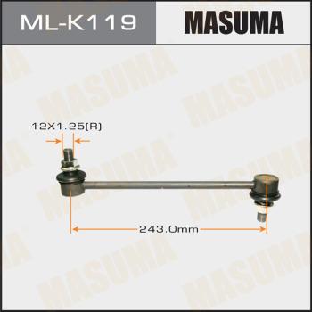 MASUMA ML-K119 - Стойка стабилизатора передн HYUNDAI. KIA MLK119 MASUMA autocars.com.ua
