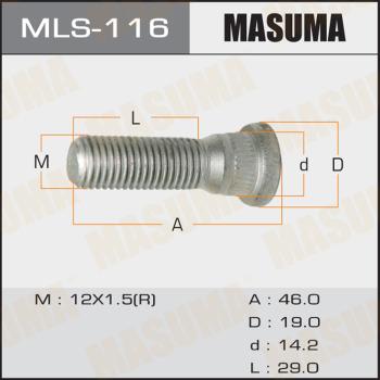 MASUMA MLS116 - Ступица колеса autodnr.net