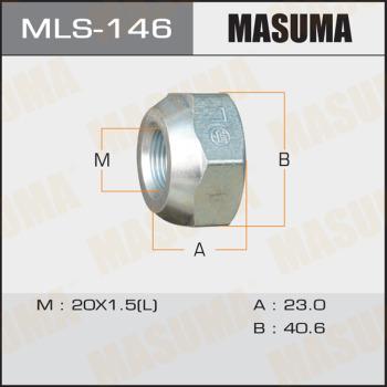 MASUMA MLS-146 - Гайка кріплення колеса autocars.com.ua