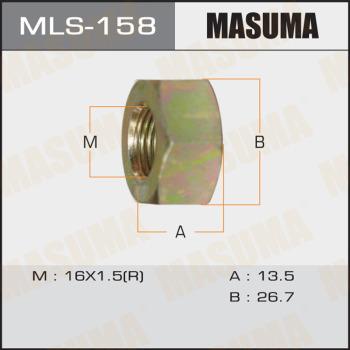 MASUMA MLS-158 - Гайка кріплення колеса autocars.com.ua