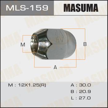 MASUMA MLS-159 - Гайка кріплення колеса autocars.com.ua
