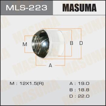 MASUMA MLS223 - Гайка крепления колеса autodnr.net