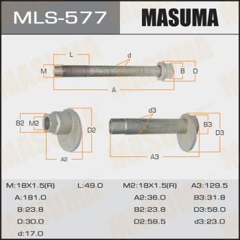 MASUMA MLS-577 - Болт регулювання розвалу коліс autocars.com.ua