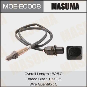 MASUMA MOE-E0008 - Лямбда-зонд, датчик кислорода avtokuzovplus.com.ua