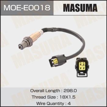 MASUMA MOE-E0018 - Лямбда-зонд, датчик кислорода avtokuzovplus.com.ua