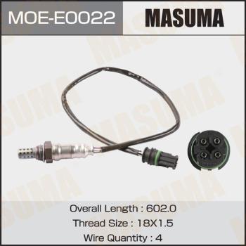 MASUMA MOE-E0022 - Лямбда-зонд, датчик кислорода avtokuzovplus.com.ua