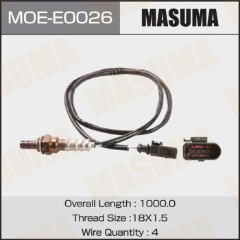 MASUMA MOE-E0026 - Лямбда-зонд autocars.com.ua