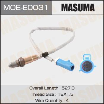 MASUMA MOE-E0031 - Лямбда-зонд, датчик кислорода avtokuzovplus.com.ua