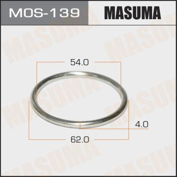 MASUMA MOS-139 - Уплотнительное кольцо, труба выхлопного газа avtokuzovplus.com.ua