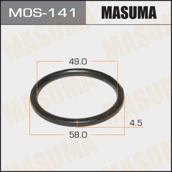 MASUMA MOS-141 - Кільце ущільнювача, труба вихлопного газу autocars.com.ua