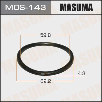 MASUMA MOS143 - Кільце ущільнювача, труба вихлопного газу autocars.com.ua