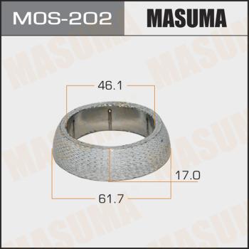 MASUMA MOS-202 - Уплотнительное кольцо, труба выхлопного газа avtokuzovplus.com.ua