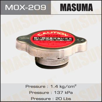 MASUMA MOX209 - Крышка, резервуар охлаждающей жидкости avtokuzovplus.com.ua