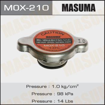 MASUMA MOX-210 - Крышка, резервуар охлаждающей жидкости avtokuzovplus.com.ua