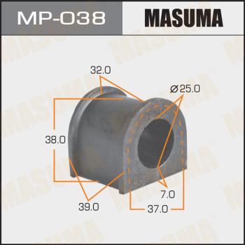 MASUMA MP-038 - Втулка, стабілізатор autocars.com.ua