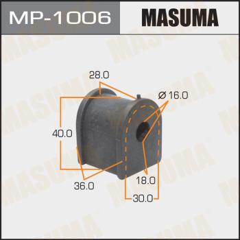 MASUMA MP-1006 - Втулка, стабілізатор autocars.com.ua