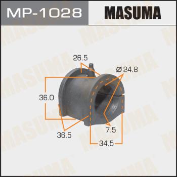 MASUMA MP-1028 - Втулка стабилизатора переднего Mitsubishi Lancer 00-09 Кратно 2 шт MP1028 Masuma autocars.com.ua