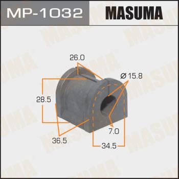 MASUMA MP-1032 - Втулка, стабілізатор autocars.com.ua