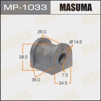 MASUMA MP-1033 - Втулка, стабілізатор autocars.com.ua