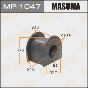 MASUMA MP-1047 - Втулка, стабілізатор autocars.com.ua