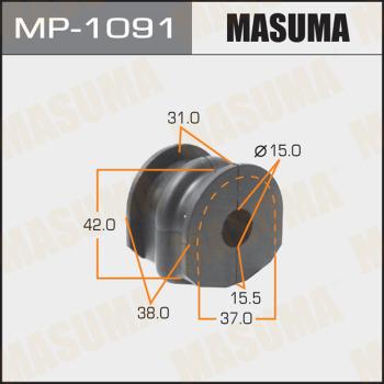 MASUMA MP-1091 - Втулка, стабілізатор autocars.com.ua