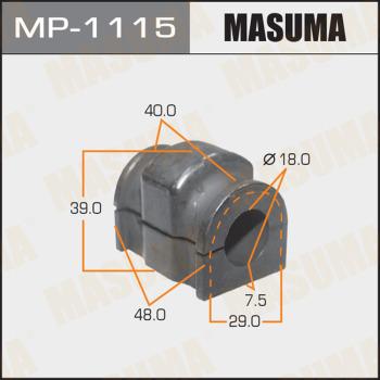 MASUMA MP-1115 - Втулка, стабилизатор avtokuzovplus.com.ua