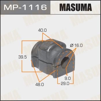 MASUMA MP-1116 - Втулка, стабілізатор autocars.com.ua