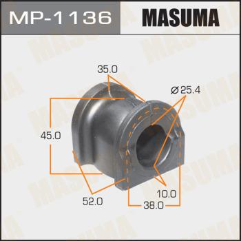 MASUMA MP-1136 - Втулка, стабілізатор autocars.com.ua