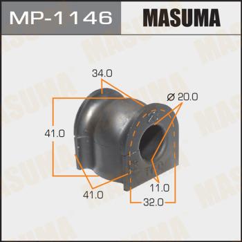 MASUMA MP-1146 - Втулка стабилизатора переднего Honda CR-V 06-13. Jazz 09-11 Кратно 2 шт MP1146 Masuma autocars.com.ua