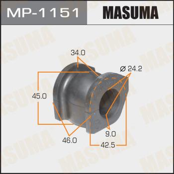 MASUMA MP-1151 - Втулка, стабілізатор autocars.com.ua