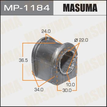 MASUMA MP-1184 - Втулка стабилизатора переднего Mazda 5 05-10 Кратно 2 шт MP1184 Masuma autocars.com.ua