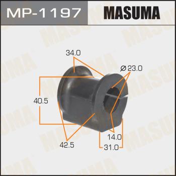 MASUMA MP-1197 - Втулка стабилизатора переднего Suzuki SX4 06-16 Кратно 2 шт MP1197 Masuma autocars.com.ua