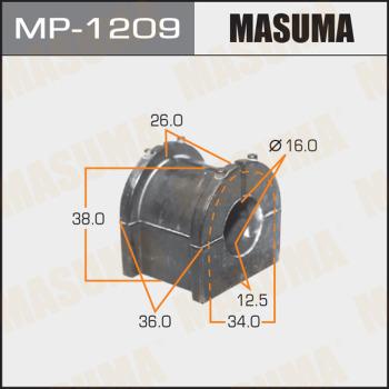 MASUMA MP-1209 - Втулка, стабілізатор autocars.com.ua