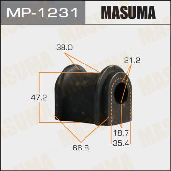 MASUMA MP-1231 - Втулка, стабілізатор autocars.com.ua